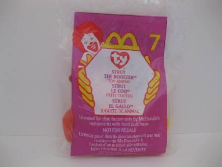 1999 McDonalds - #7 Strut (SEALED) - Teenie Beanie